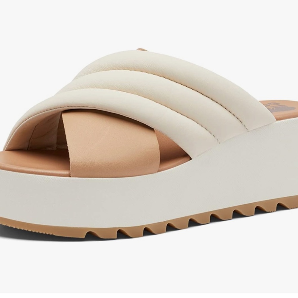 NWB-SOREL – Cameron Flatform Puff Sandals - Women's Taille : 9.5